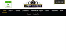Tablet Screenshot of lomaxinteriors.com